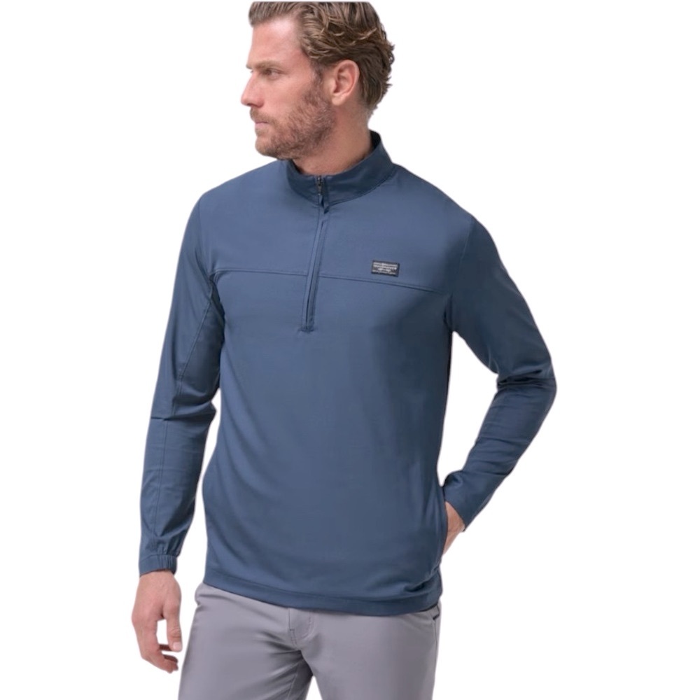 Travis Mathew Shirt Men’s Size M WANDERLUST QUARTER ZIP
